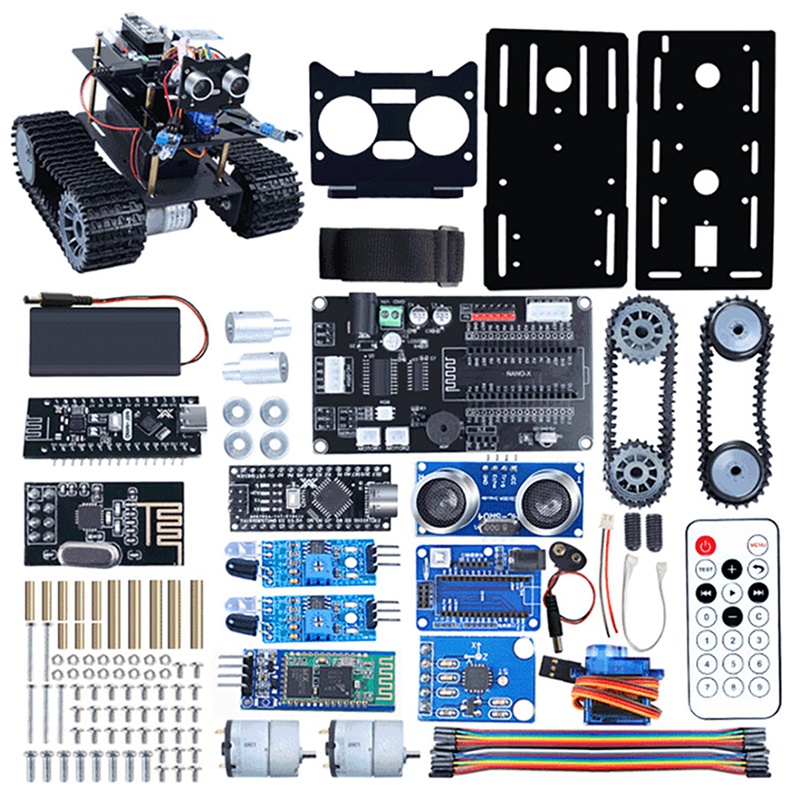 Arduino 제스처 제어 나노 자동차 키트 장애물 회피 원격 제어 지능형 로봇 프로그래밍 교육 키트